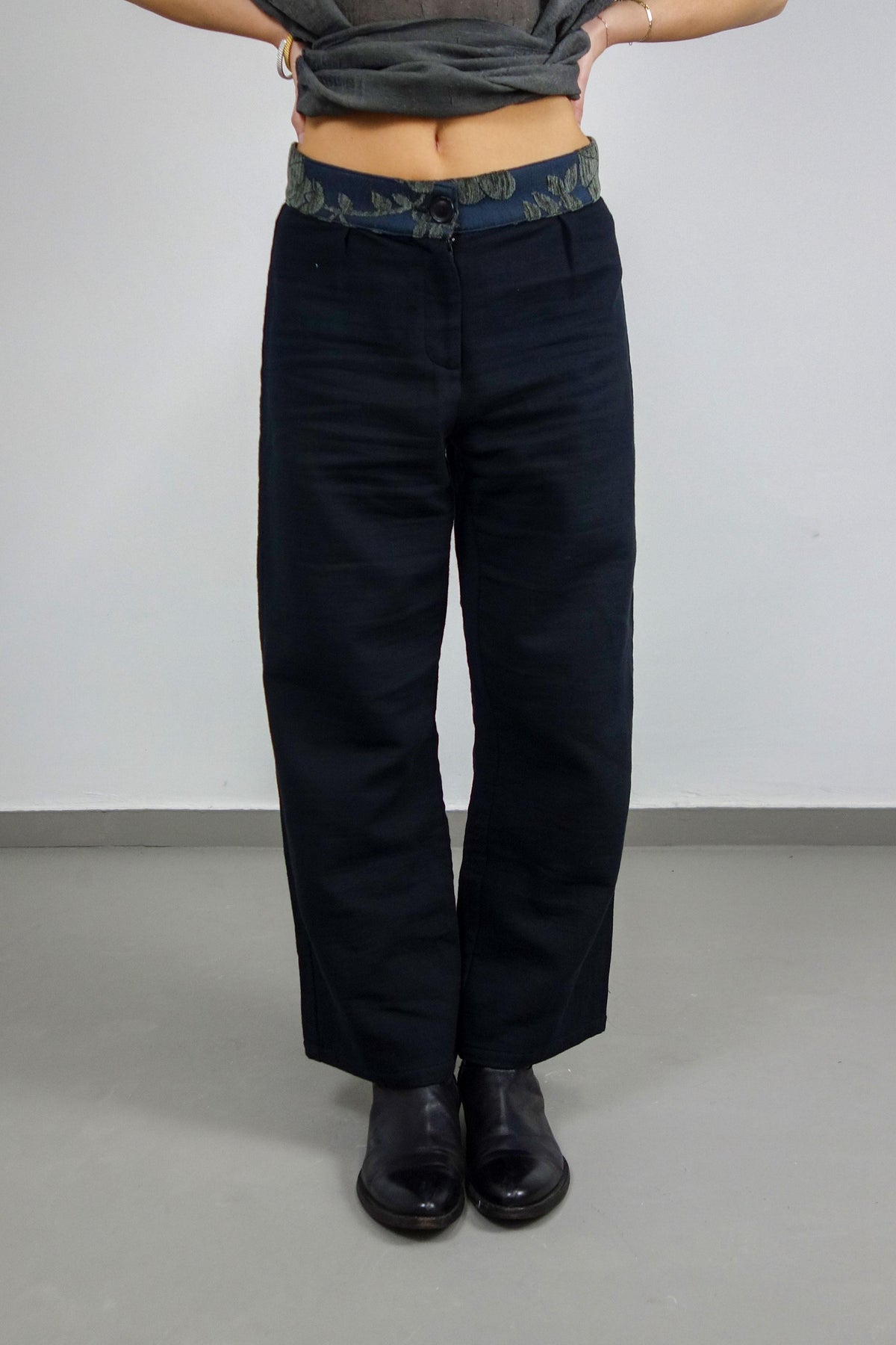 Pantalón Jacquard Azul - Edición Limitada