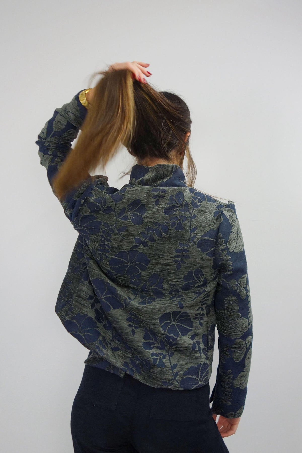 Chaqueta Jacquard Azul - Edición Limitada
