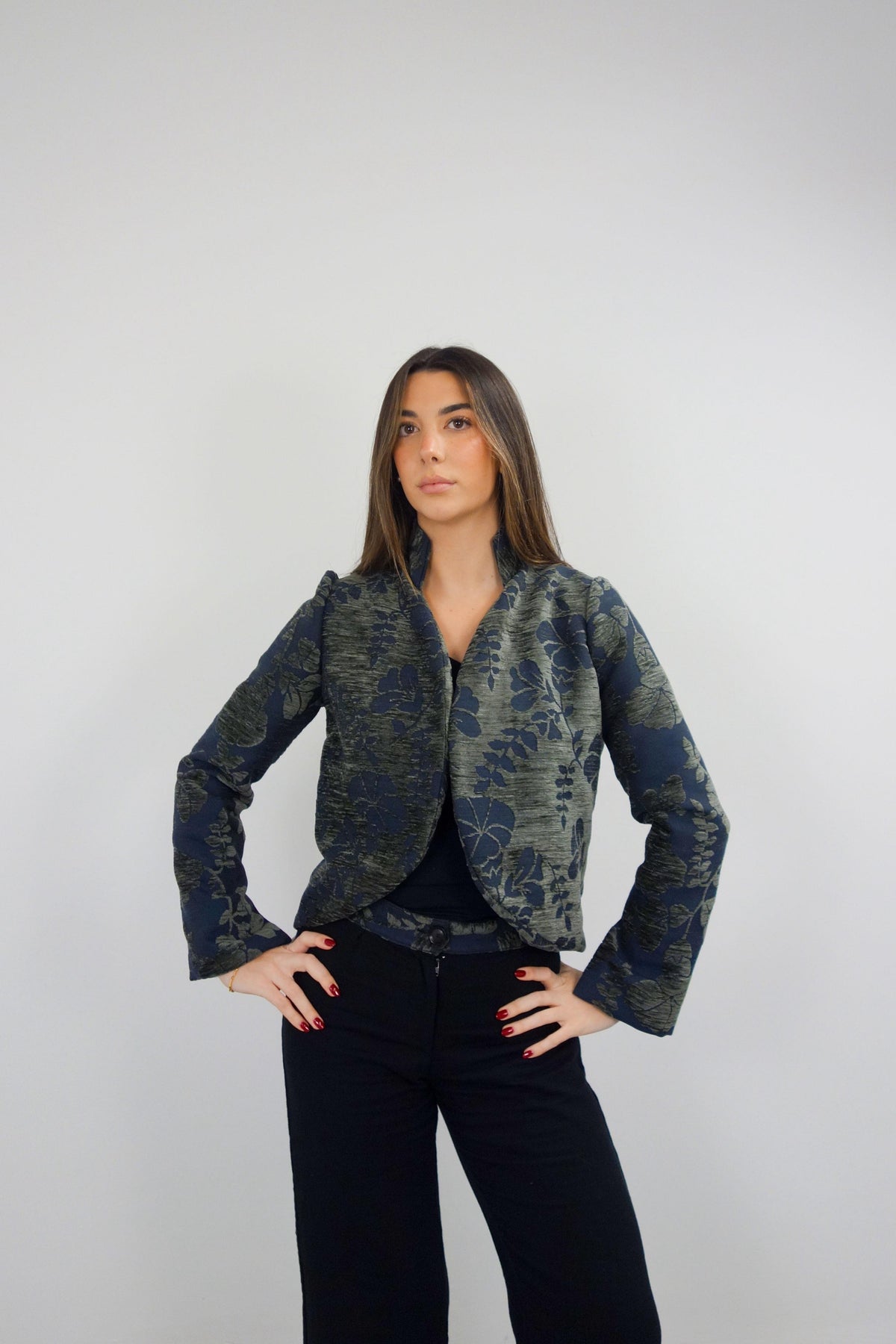 Chaqueta Jacquard Azul - Edición Limitada