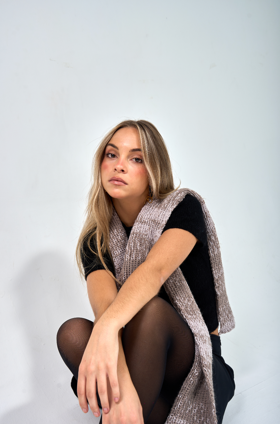 Bufanda Degradada gris