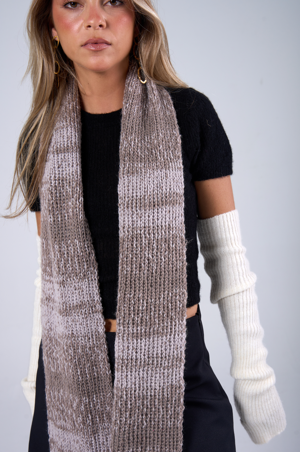 Bufanda Degradada gris