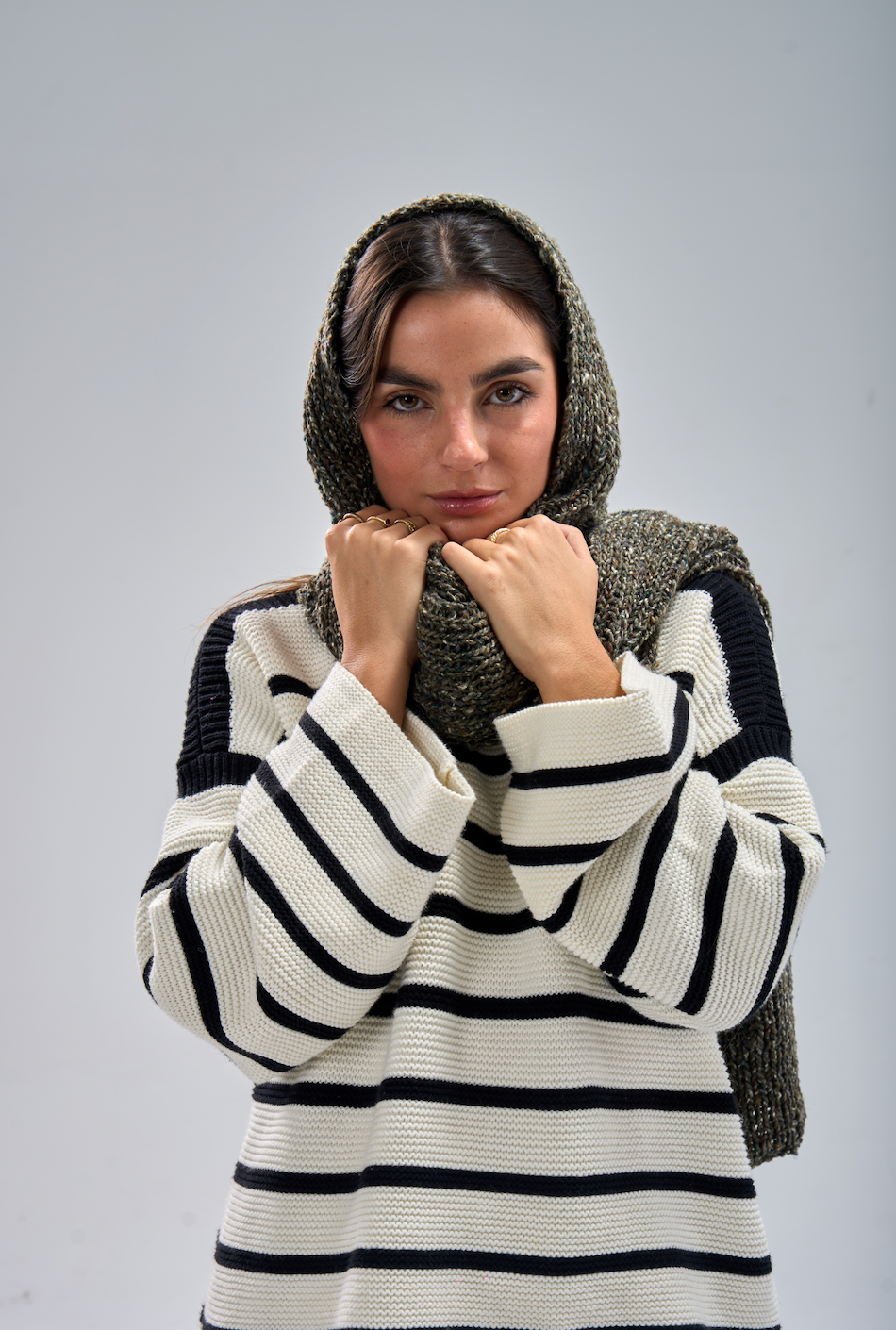 Bufanda Chromatic verde oscuro