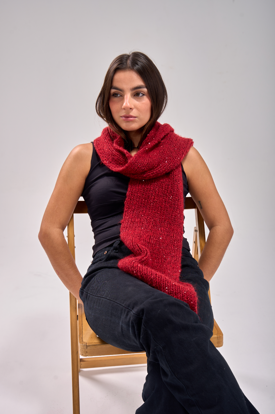 Bufanda Party roja