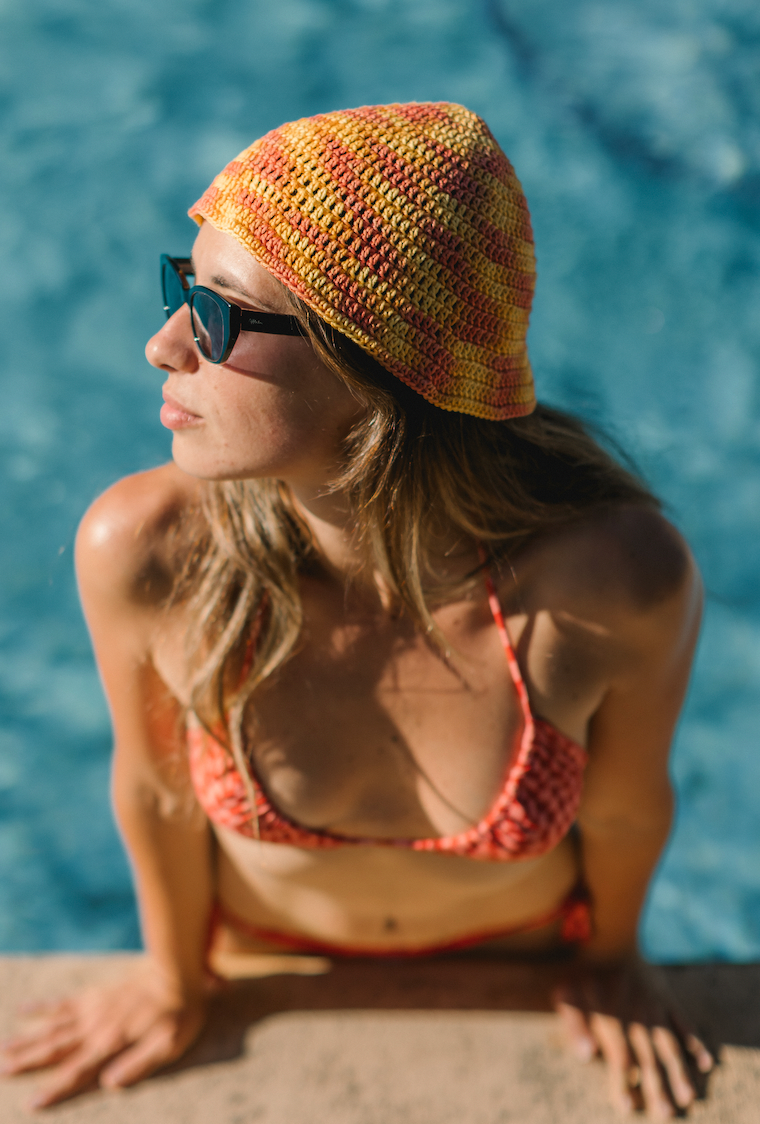 Gorro Degradado Naranja