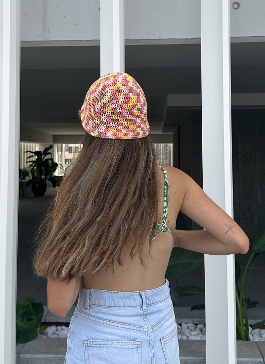 Gorro Degradado Rosa