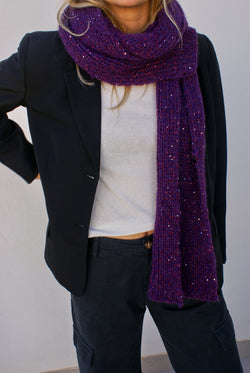 Bufanda Party morada