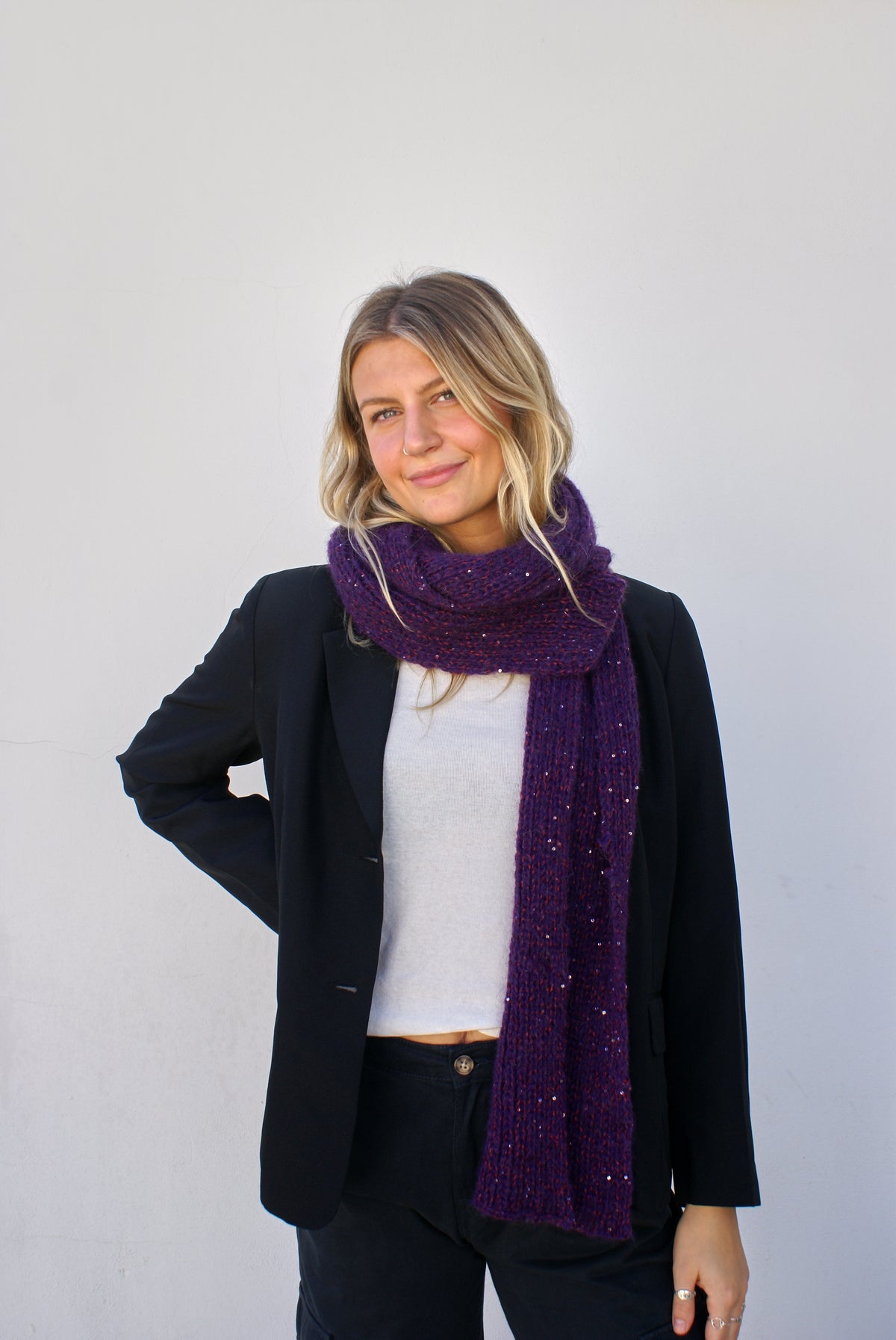 Bufanda Party morada
