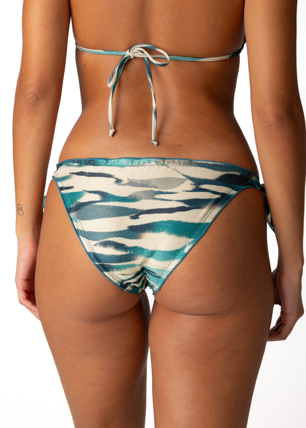 Bottom Tie-side Seafoam