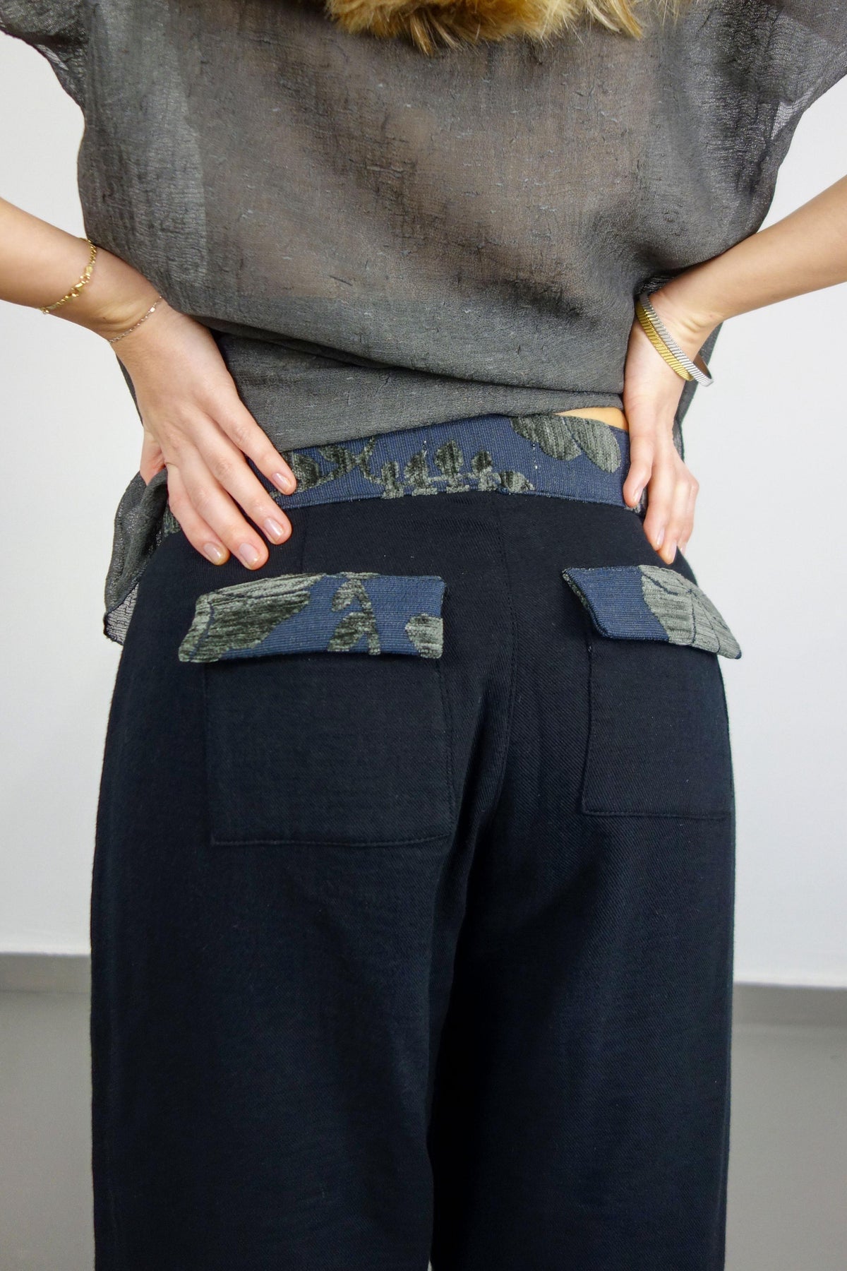 Pantalón Jacquard Azul - Edición Limitada