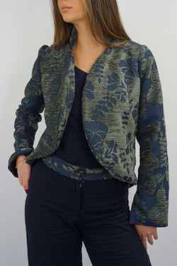Chaqueta Jacquard Azul - Edición Limitada